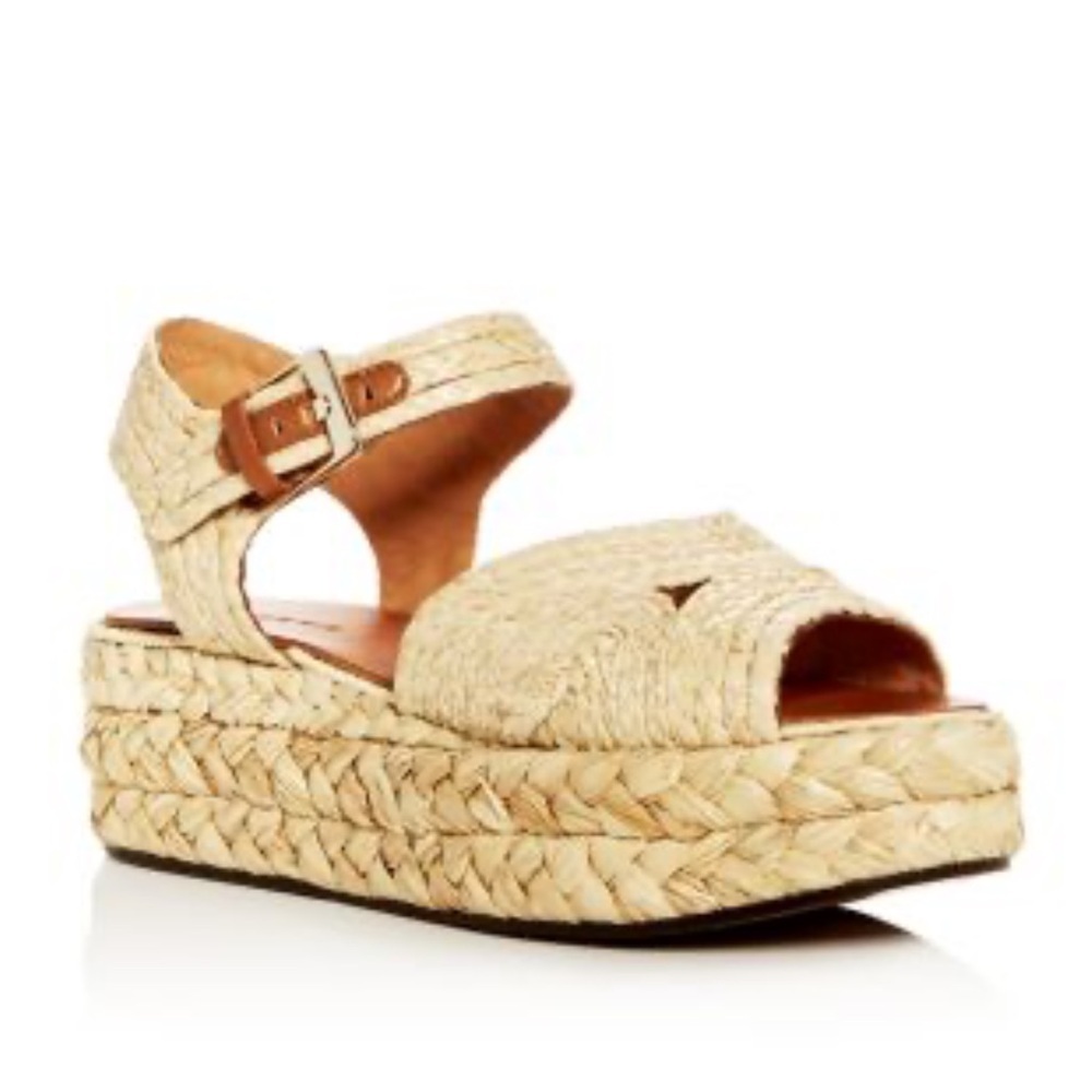 Clergerie Robert Women's Aude Rafia Platform Sandals